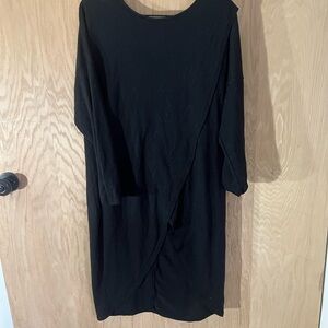 SHEIN Black Long Sleeve Dress